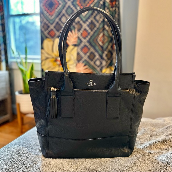 Beautiful pebbled leather Kate Spade tote - excellent condition - Picture 2 of 12